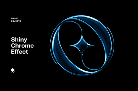 Shiny Chrome Text &amp; Logo Effect