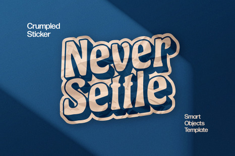 Wrinkled Vintage Paper Mockup