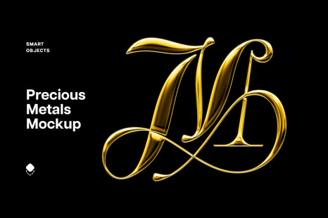 Precious Metals Text &amp; Logo Effect