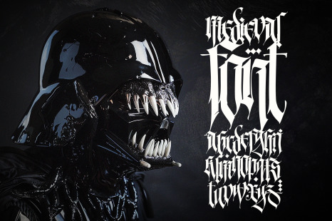 Gothic vector letters - 014