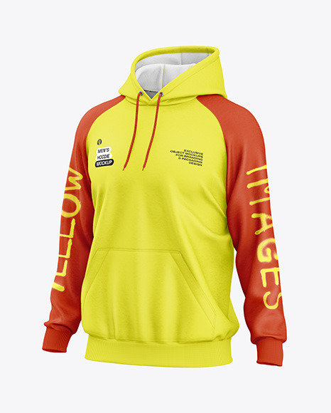 Hoodie Mockup - Half Side View