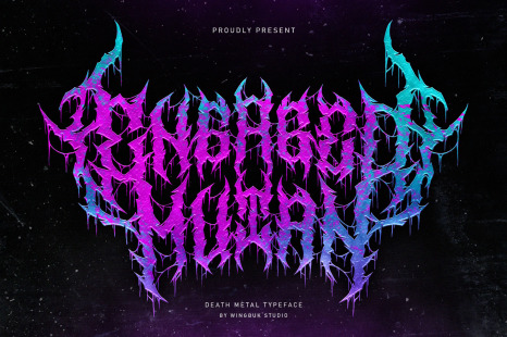 Engaged Mutan | Metal Font