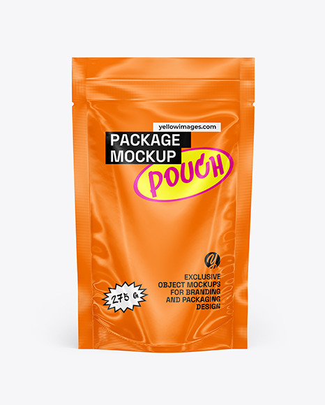 Glossy Pouch Mockup