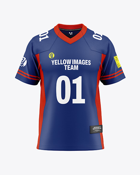 Football Jersey Mockup - Front View