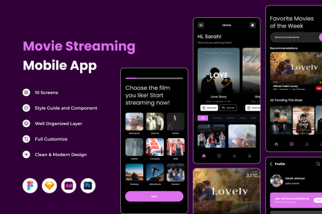 Movio - Streaming Mobile App