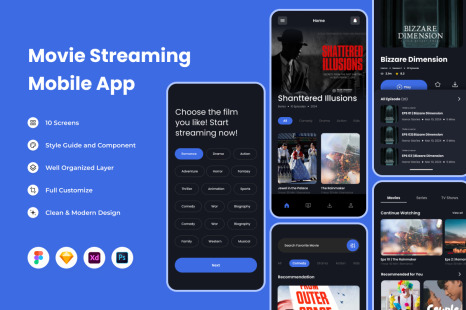 Pluto - Movie Streaming Mobile App