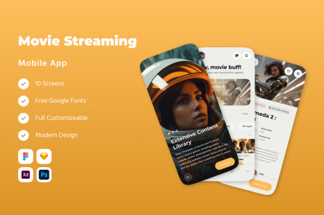 Novo - Movie Streaming Mobile App