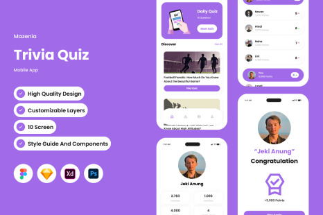 Mazenia - Trivia Quiz Mobile App