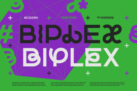 Biplex — Modern Creative Font