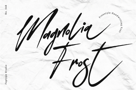 Magnolia Frost | Freestyle Handwriting Font