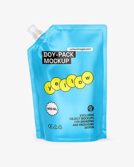 Matte Doy-Pack Mockup