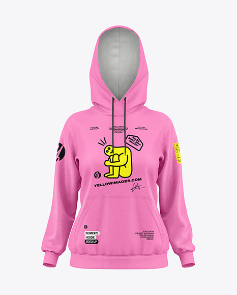 Women’s Hoodie Mockup - Front View