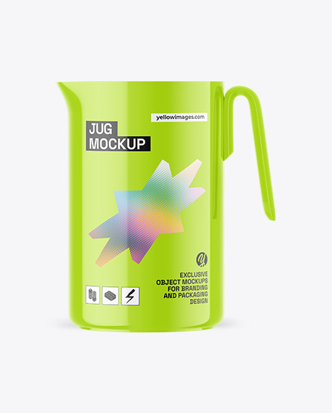 Glossy Jug Mockup