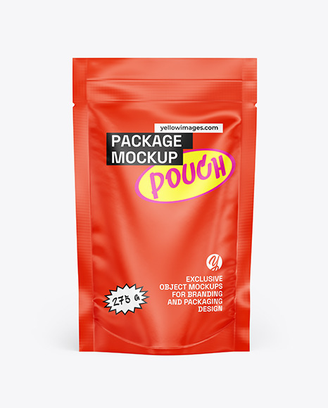 Matte Pouch Mockup