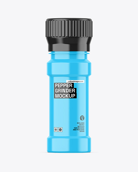 Glossy Pepper Grinder Mockup