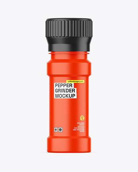 Matte Pepper Grinder Mockup