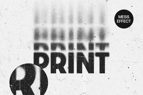 Messy Scratched Text Effect