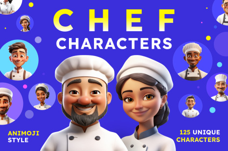125 Characters Chef - Animoji