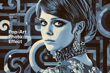 Pop Art Print Photo Effect