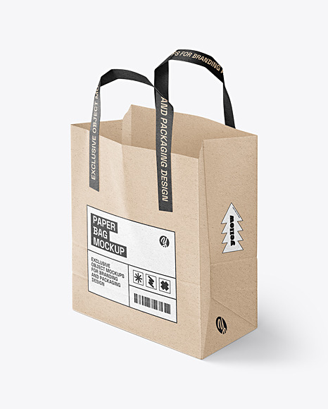 Kraft Paper Bag Mockup