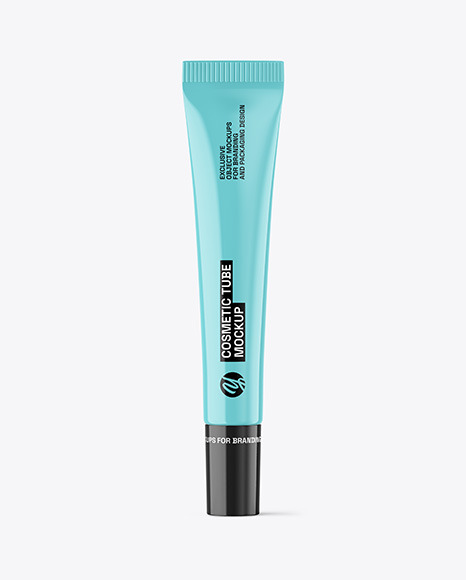 Glossy Cosmetic Tube Mockup