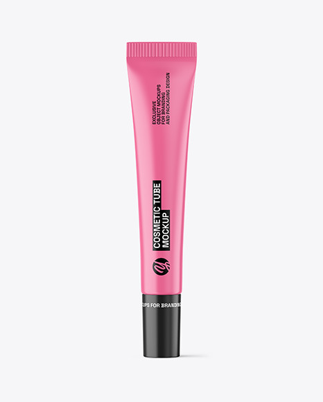 Matte Cosmetic Tube Mockup