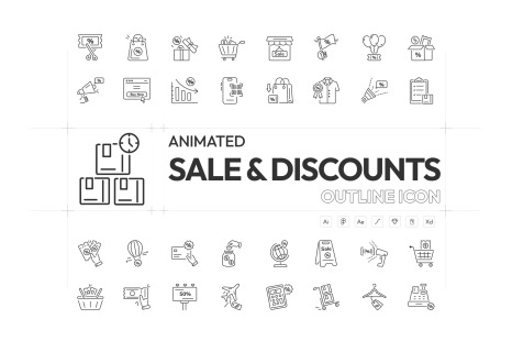 Sale and Discounts Icons
