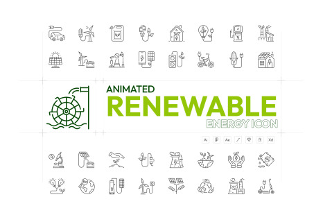 Renewable Energy Icons