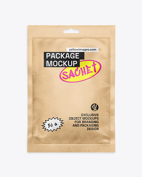 Kraft Sachet Mockup