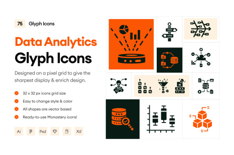 Data Analytics Icons