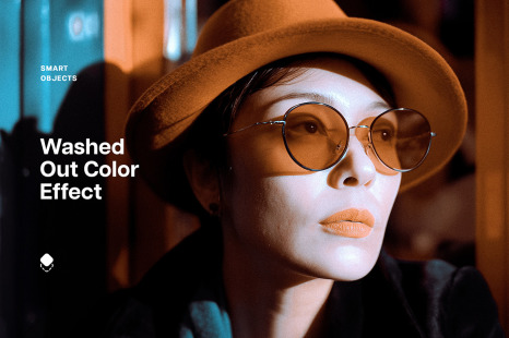 Washed Out Color Photo Effect