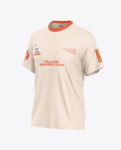 T-Shirt Mockup - Half Side View