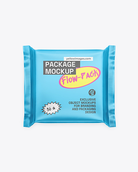 Matte Metallic Package Mockup