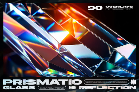 +90 Prismatic Glass Reflection Overlays
