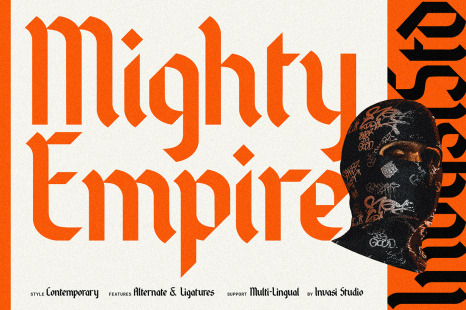 Mighty Empire - Modern Blackletter