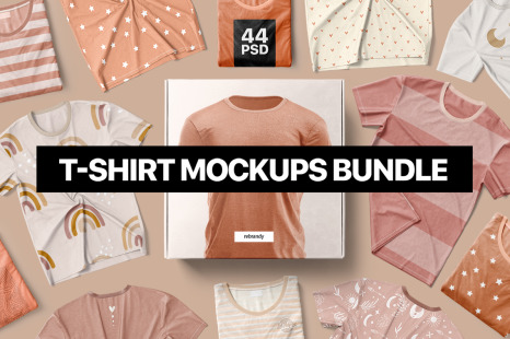 T-Shirt Mockups Bundle