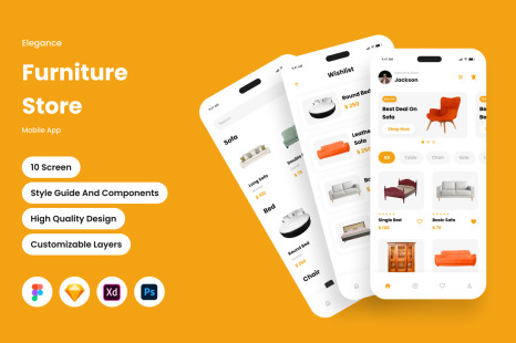 Elegance - Furniture Store Mobile App