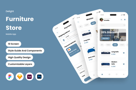 Delight - Furniture Store Mobile App