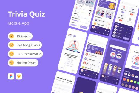 Akashi - Trivia Quiz Mobile App