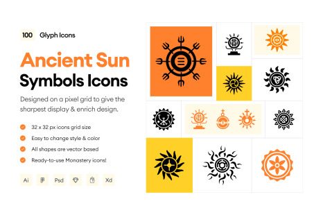 Ancient Sun Icons