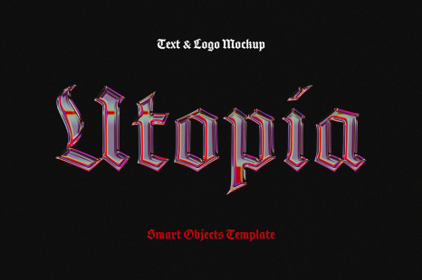 Chromatic Glass Text Effect