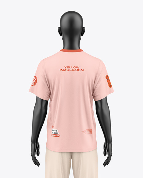 T-Shirt w/ Mannequin Mockup - Back View