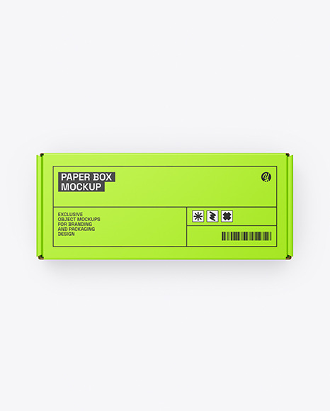 Paper Box Mockup