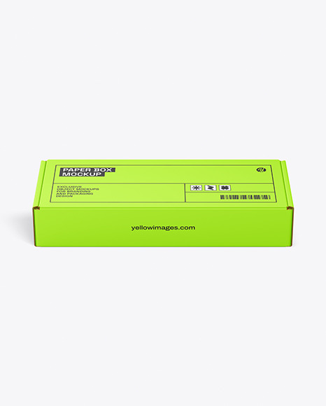 Paper Box Mockup