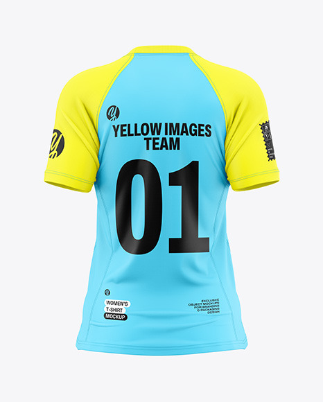 Women’s T-Shirt Mockup - Back View