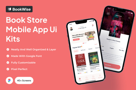 BookWise - Book Store App Ui Kits