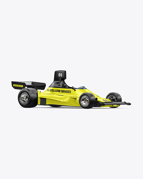 Formula-1 1975 Mockup - Half Side View
