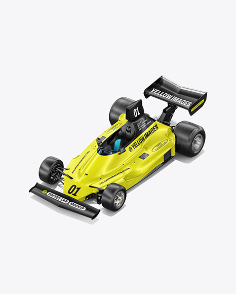 Formula-1 1975 Mockup - Half Side View