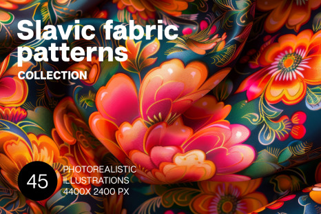 Slavic fabric patterns