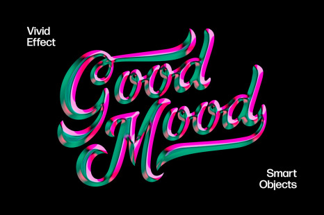 Vivid Text &amp; Logo Effect